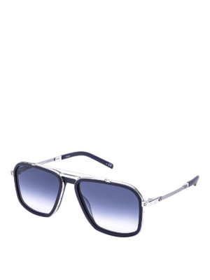 HUBLOT: sunglasses - Blue titanium sunglasses