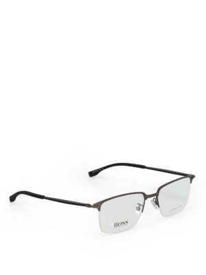 Hugo Boss: Occhiali - Occhiali da vista in acciaio inossidabile