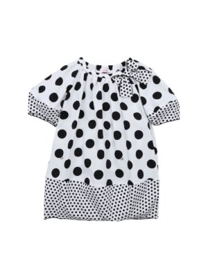 Il Gufo: dresses - Black and white polka dot dress