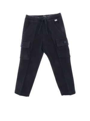 Il Gufo: trousers - Cotton blue trousers