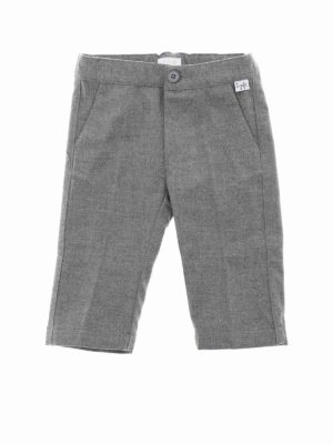 Il Gufo: trousers - Grey america pocket trousers