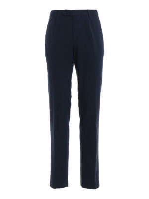 INCOTEX: pantaloni casual - Pantaloni Pattern 30 in cotone blu
