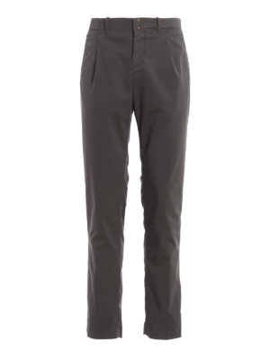 INCOTEX: pantaloni casual - Pantaloni Pattern 30 in cotone grigio
