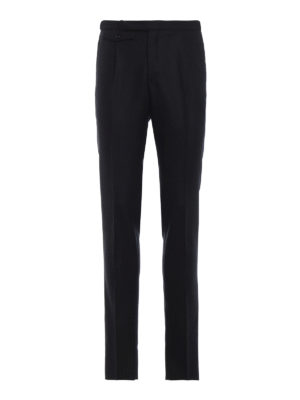 INCOTEX: Pantaloni sartoriali - Pantaloni slim in misto lana gessata