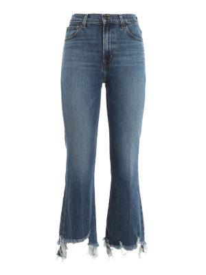 J BRAND: flared jeans - Julia high rise jeans