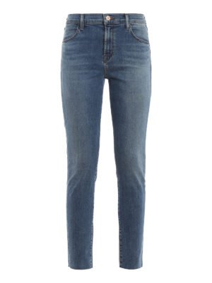 J BRAND: jeans skinny - Jeans skinny crop Alana a vita alta