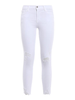 J Brand: skinny jeans - Capri mid-rise skinny jeans