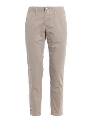 JACOB COHEN: pantaloni casual - Pantaloni in cotone sartoriali
