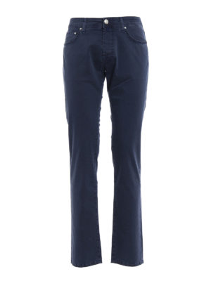 JACOB COHEN: pantaloni casual - Pantaloni modello jeans stampati