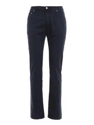 JACOB COHEN: pantaloni casual - Pantaloni Style 622 blu