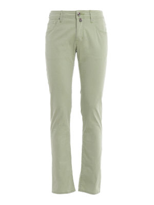 JACOB COHEN: pantaloni casual - Pantaloni Style 622 con dettagli a quadri