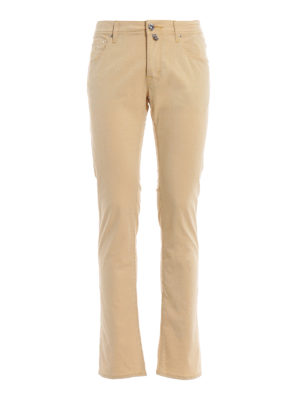 JACOB COHEN: pantaloni casual - Pantaloni con dettagli a quadri Style 622