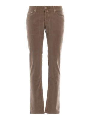JACOB COHEN: pantaloni casual - Pantaloni Style 622 in velluto a coste