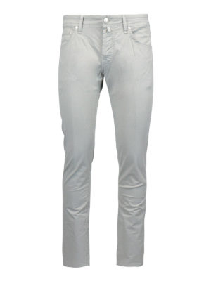 JACOB COHEN: casual trousers - Style 622 grey stretch trousers