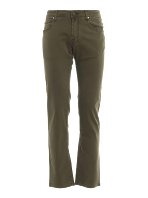 JACOB COHEN: pantaloni casual - Pantaloni in morbido twill