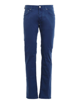 JACOB COHEN: casual trousers - Style 622 stretch cotton trousers