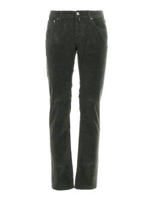 JACOB COHEN: casual trousers - Style 622 velvety trousers