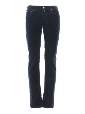 JACOB COHEN: casual trousers - Style 622 velvety trousers