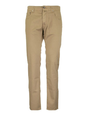 JACOB COHEN: casual trousers - Style 688 cotton and silk trousers