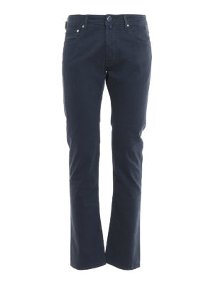 JACOB COHEN: casual trousers - Style 688 cotton patterned trousers