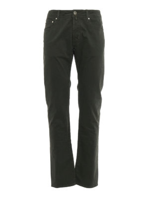 JACOB COHEN: casual trousers - Style 688 cotton patterned trousers