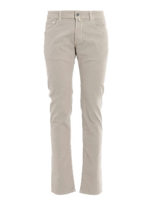 JACOB COHEN: casual trousers - Style J622 Slim Comf corduroy trousers