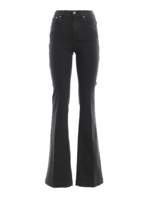 JACOB COHEN: flared jeans - Frida black flared jeans