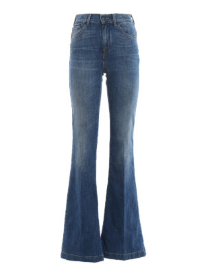 JACOB COHEN: flared jeans - Frida natural indigo flared jeans