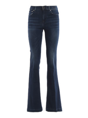 JACOB COHEN: jeans a zampa - Jeans a zampa Frida in denim stretch
