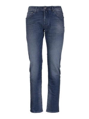 JACOB COHEN: skinny jeans - Five pocket faded Style 688 jeans
