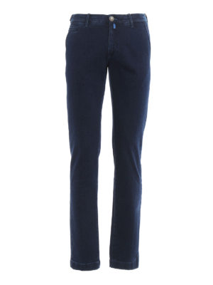 JACOB COHEN: straight leg jeans - Academy chino style jeans