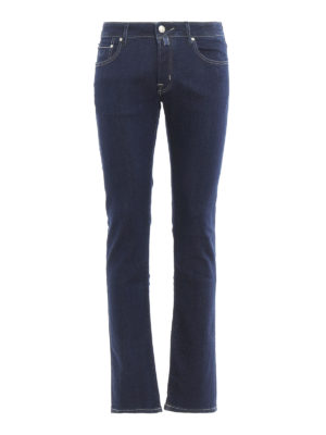 JACOB COHEN: straight leg jeans - Style 622 dark jeans