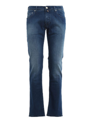 JACOB COHEN: straight leg jeans - Style 622 denim jeans