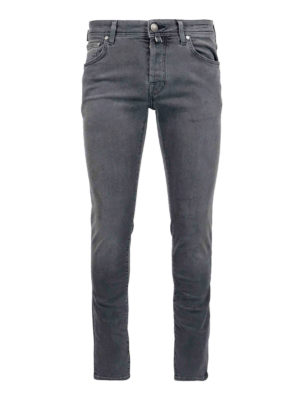 JACOB COHEN: straight leg jeans - Style 622 grey denim jeans