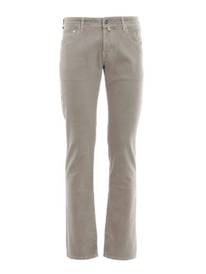 JACOB COHEN: straight leg jeans - Style 622 grey jeans