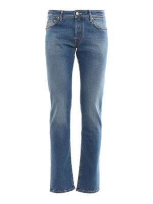 JACOB COHEN: straight leg jeans - Style 622 light jeans