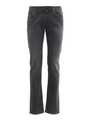 JACOB COHEN: straight leg jeans - Style 688 cotton denim jeans