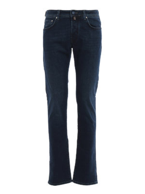 JACOB COHEN: straight leg jeans - Style 688 cotton denim jeans