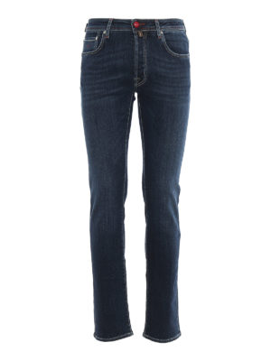 JACOB COHEN: straight leg jeans - Style 688 cotton denim jeans
