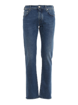 JACOB COHEN: straight leg jeans - Style 688 cotton denim jeans
