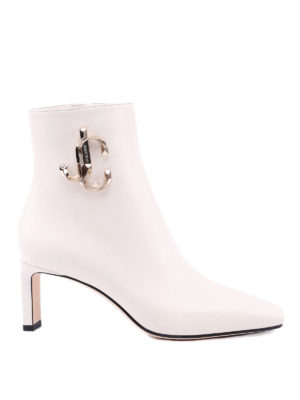 JIMMY CHOO: Stiefeletten - Stiefeletten - Weiß