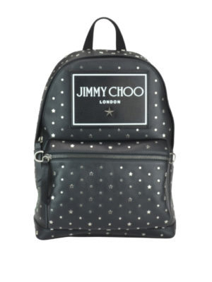 JIMMY CHOO: zaini - Zaino Wilmer in pelle con stelle
