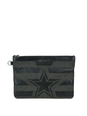 JIMMY CHOO: pochette - Pochette Derek con mini borchie