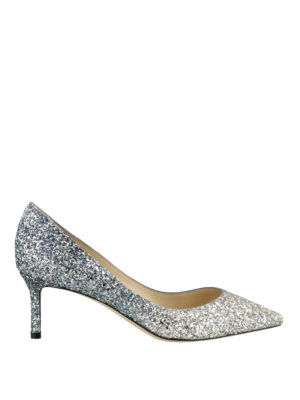 JIMMY CHOO: scarpe décolleté - Décolleté Romy 60 in glitter degradé