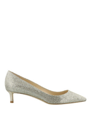 JIMMY CHOO: scarpe décolleté - Décolleté Romycolor champagne brillante