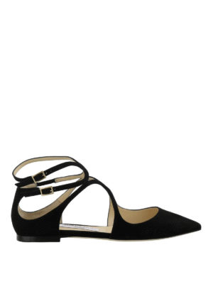 JIMMY CHOO: ballerine - Ballerine Lancer con lati aperti