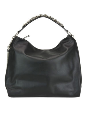 JIMMY CHOO: borse a spalla - Borsa a spalla in pelle Callie