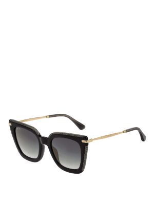 JIMMY CHOO: Sonnenbrillen - Sonnenbrille - Schwarz