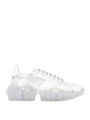 JIMMY CHOO: Sneaker - Sneaker - Silber