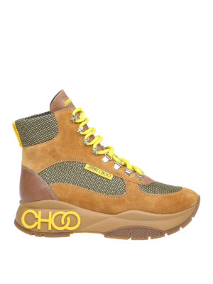 JIMMY CHOO: trainers - Inca light brown suede ankle boots